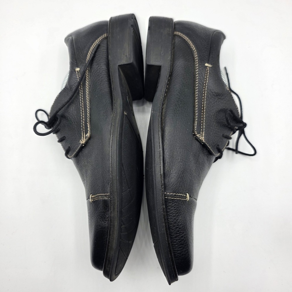 Belvedere Dress Shoes Mens 8.5 D Black Leather Florence Oxford Pebbled Cap Toe - Picture 8 of 12
